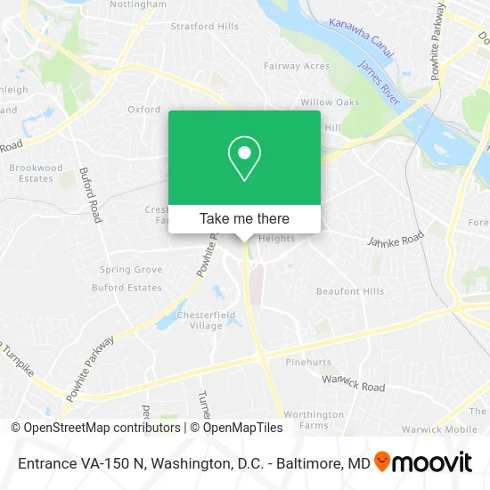 Entrance VA-150 N map