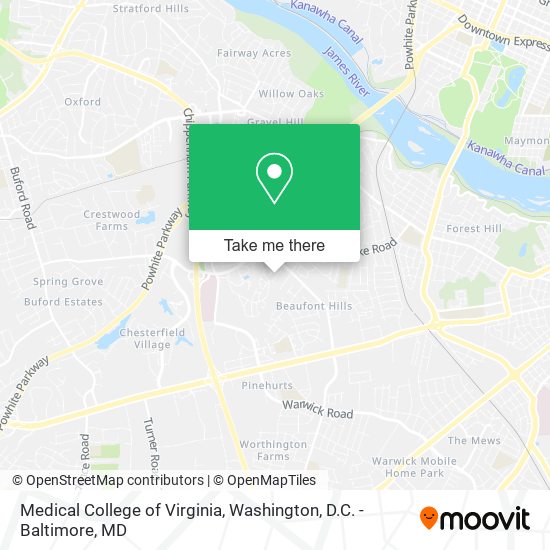 Medical College of Virginia map