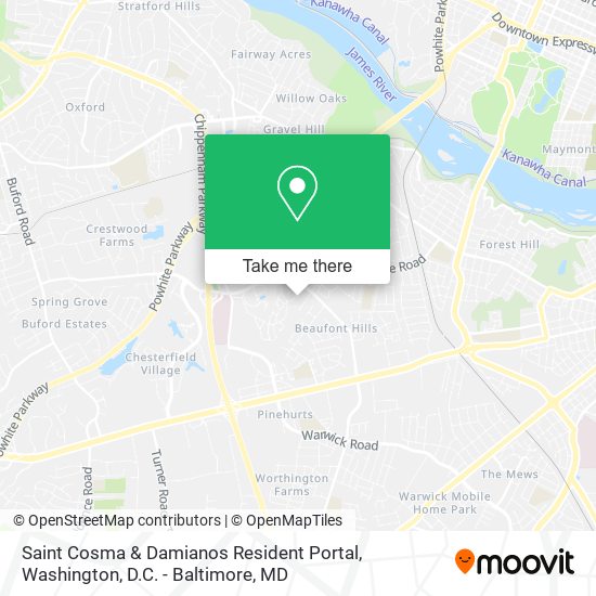 Mapa de Saint Cosma & Damianos Resident Portal