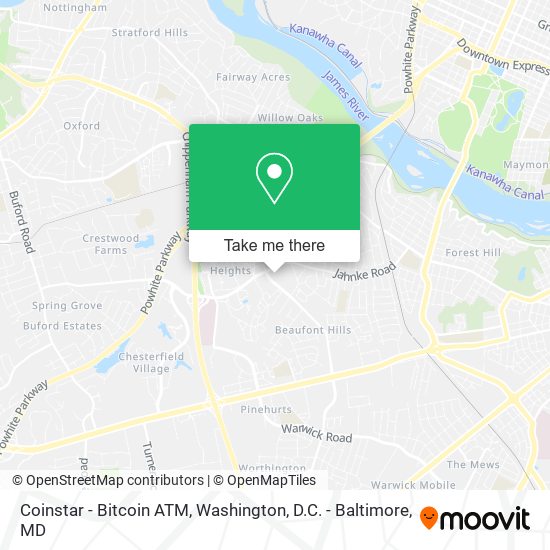 Coinstar - Bitcoin ATM map