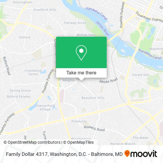 Family Dollar 4317 map
