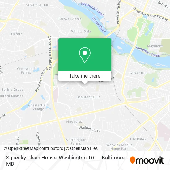 Squeaky Clean House map