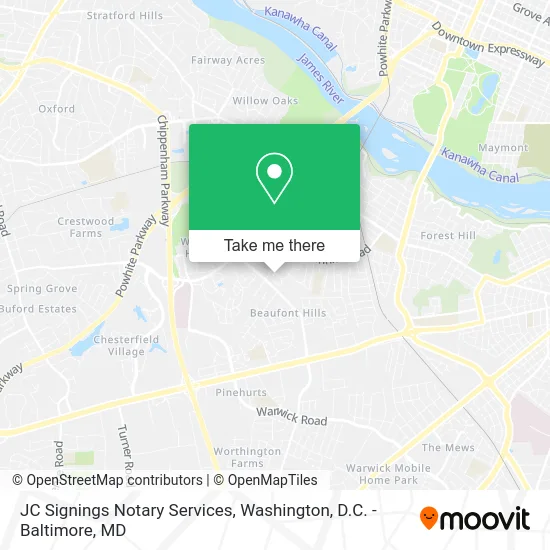 JC Signings Notary Services map