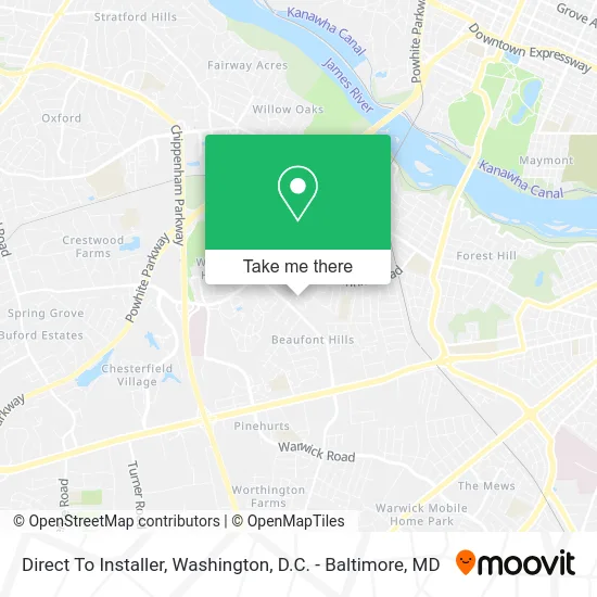 Direct To Installer map