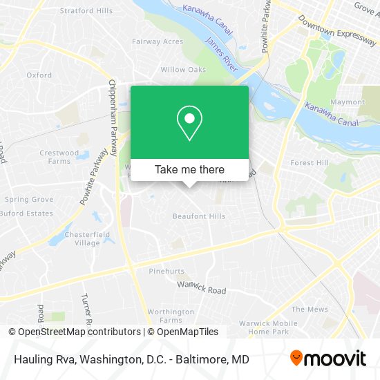 Hauling Rva map