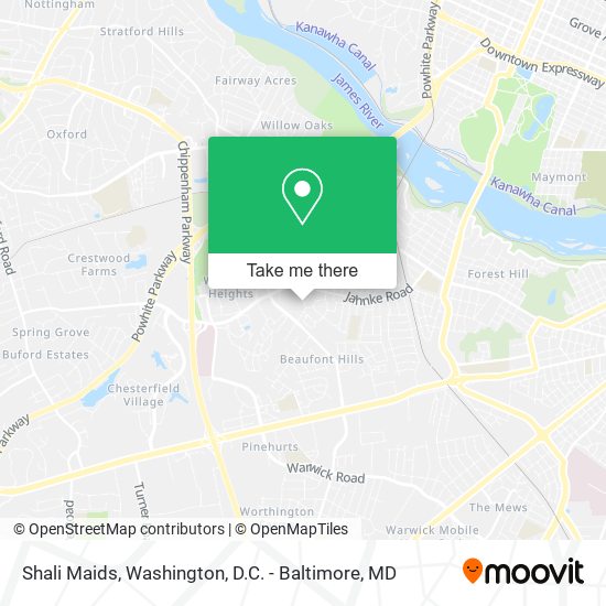 Shali Maids map