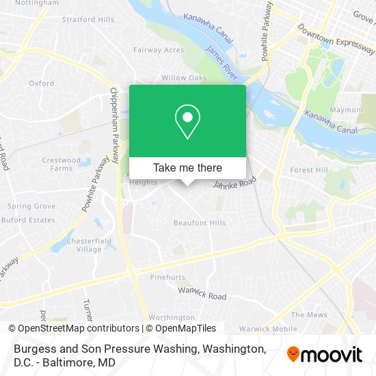 Mapa de Burgess and Son Pressure Washing