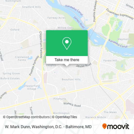 W. Mark Dunn map