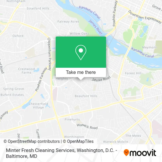 Minter Fresh Cleaning Services map