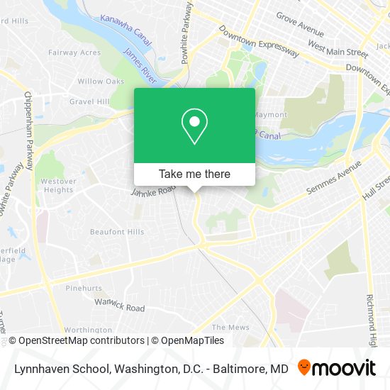 Lynnhaven School map