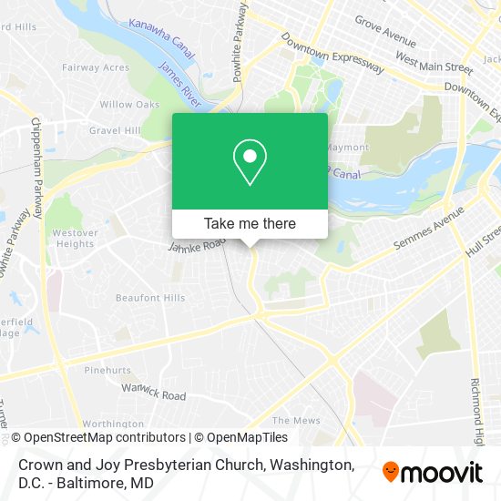 Crown and Joy Presbyterian Church map