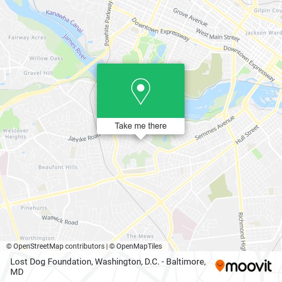 Lost Dog Foundation map