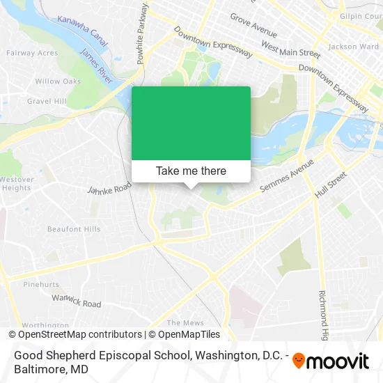 Good Shepherd Episcopal School map