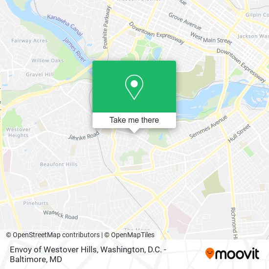 Mapa de Envoy of Westover Hills