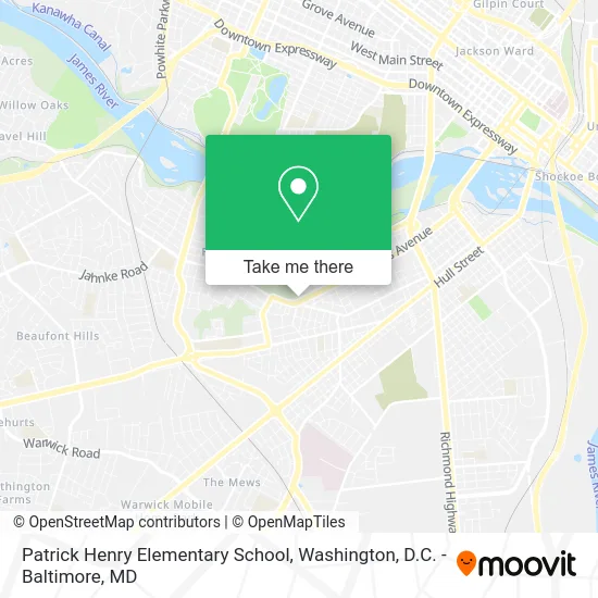 Patrick Henry Elementary School map