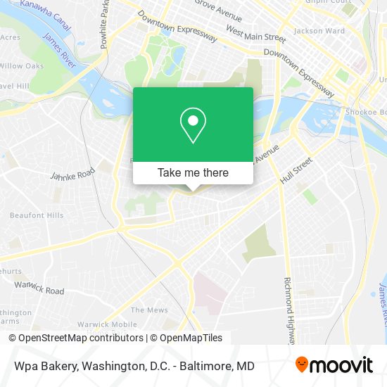 Mapa de Wpa Bakery