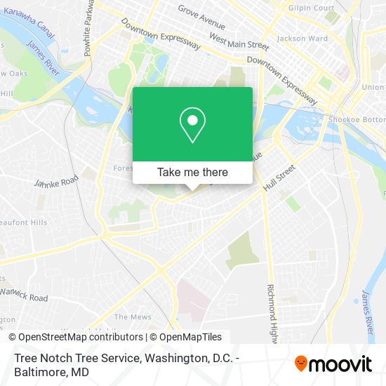 Tree Notch Tree Service map