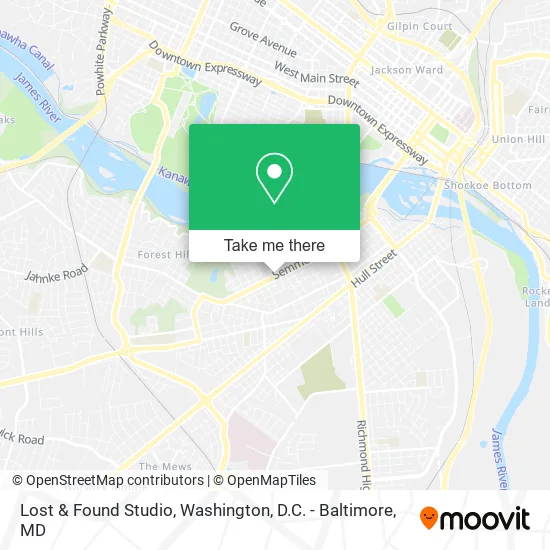 Lost & Found Studio map