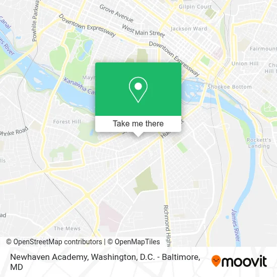 Newhaven Academy map