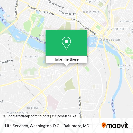 Mapa de Life Services