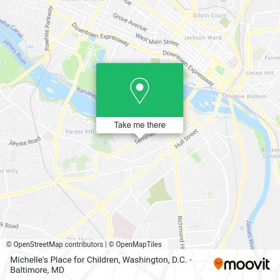 Michelle's Place for Children map