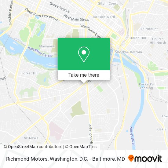 Richmond Motors map