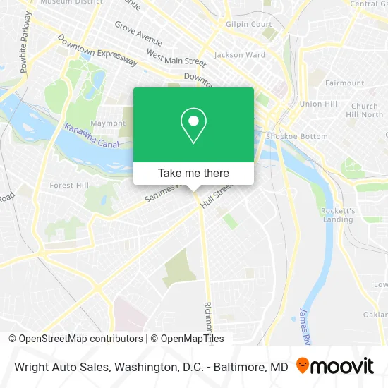 Wright Auto Sales map