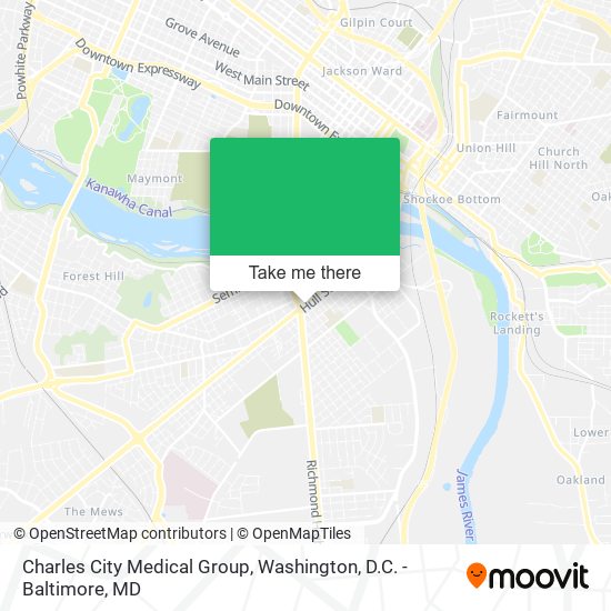 Charles City Medical Group map
