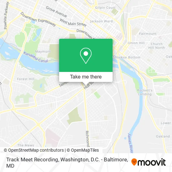 Track Meet Recording map