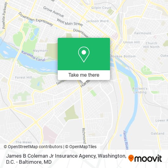 James B Coleman Jr Insurance Agency map