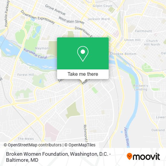 Mapa de Broken Women Foundation