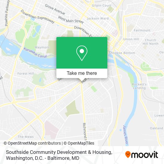 Southside Community Development & Housing map