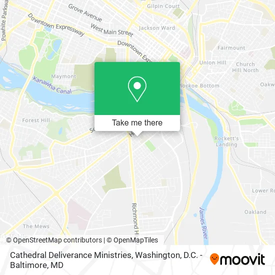Mapa de Cathedral Deliverance Ministries
