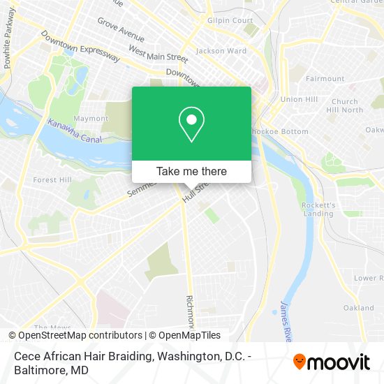 Mapa de Cece African Hair Braiding