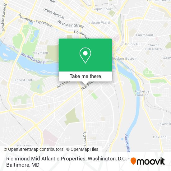 Richmond Mid Atlantic Properties map