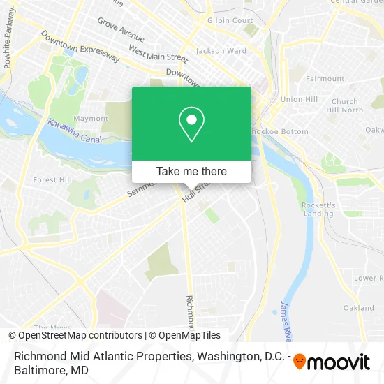 Richmond Mid Atlantic Properties map