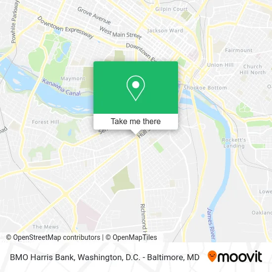 BMO Harris Bank map