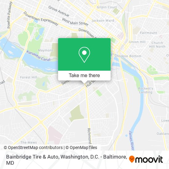 Bainbridge Tire & Auto map