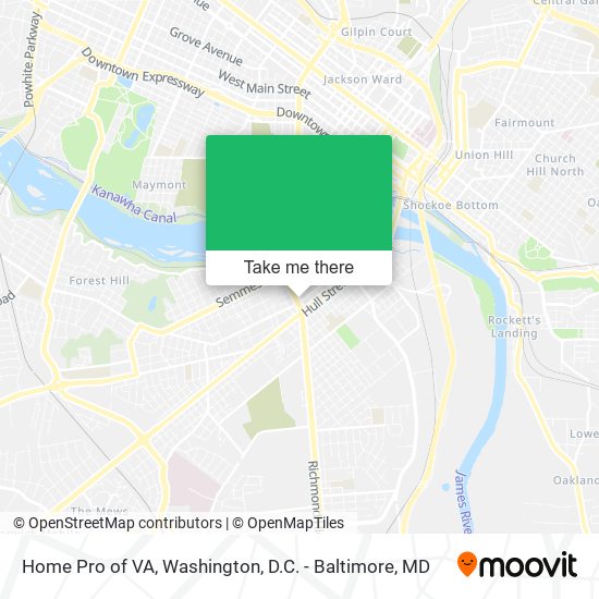 Home Pro of VA map
