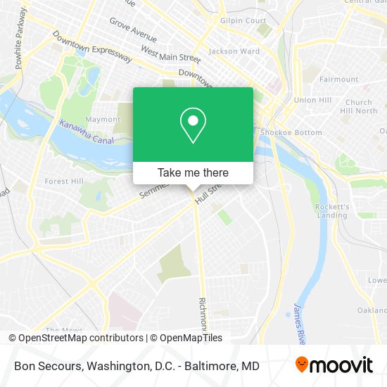 Bon Secours map