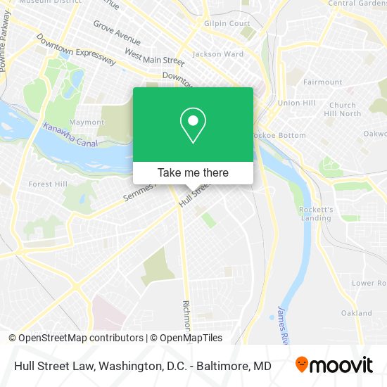 Hull Street Law map