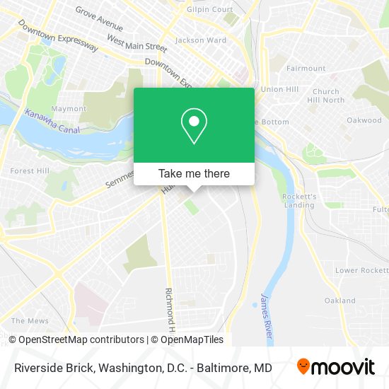 Riverside Brick map