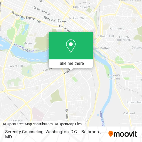 Serenity Counseling map