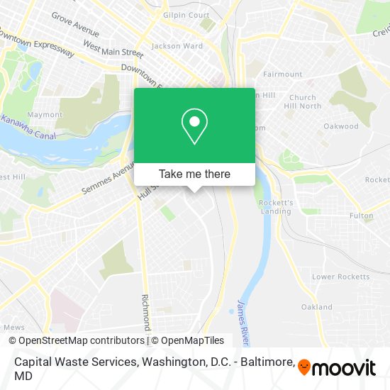 Mapa de Capital Waste Services