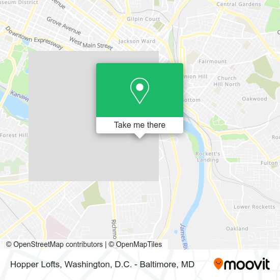 Mapa de Hopper Lofts
