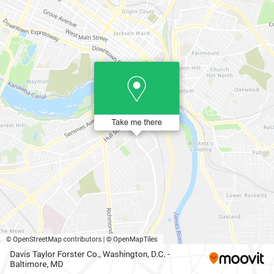 Davis Taylor Forster Co. map