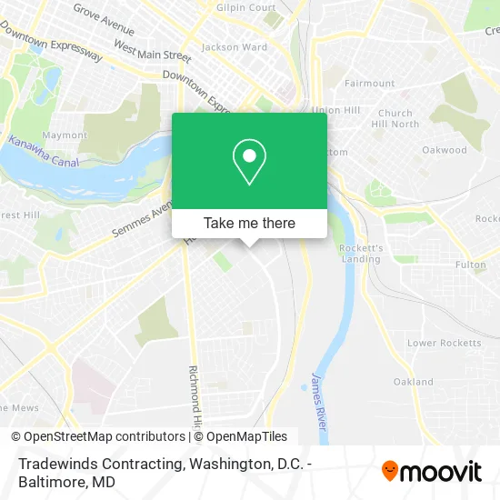 Tradewinds Contracting map