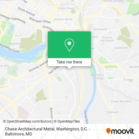 Mapa de Chase Architectural Metal