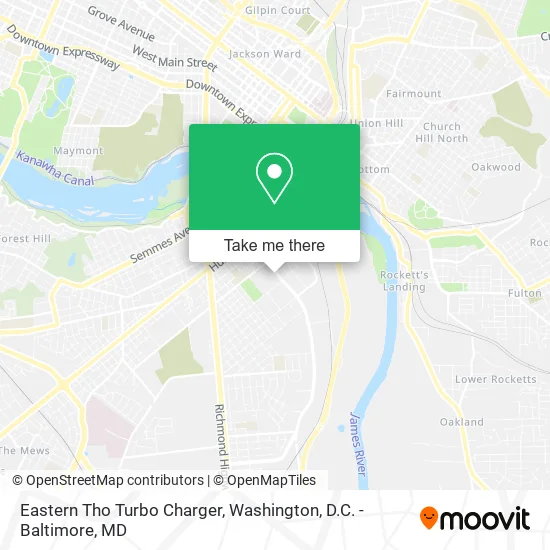Eastern Tho Turbo Charger map