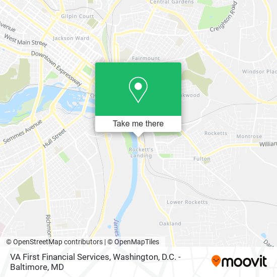 Mapa de VA First Financial Services